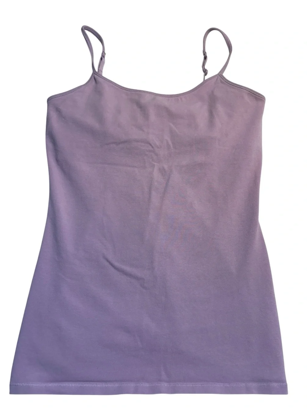 Express Camisole Medium Lilac Purple Adjustable Spaghetti Straps Cotton Stretch